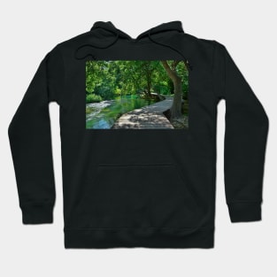 Walkway on the Skradinski Buk Trail Hoodie